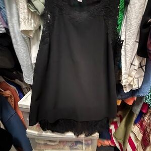 Lace layered tank